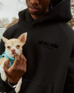 SSS REALISM BACK LOGO OBSIDIAN HOODIE