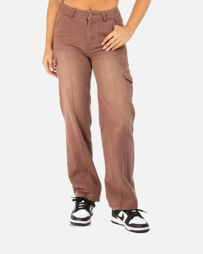 REALISM ORLEANS DENIM CARGO FADED BROWN REALISM ORLEANS DENIM CARGO FADED BROWN