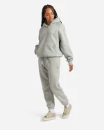 SSS REALISM RADIANT ZIP GREY MARLE HOODIE