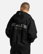 SSS REALISM RADIANT ZIP BLACK HOODIE