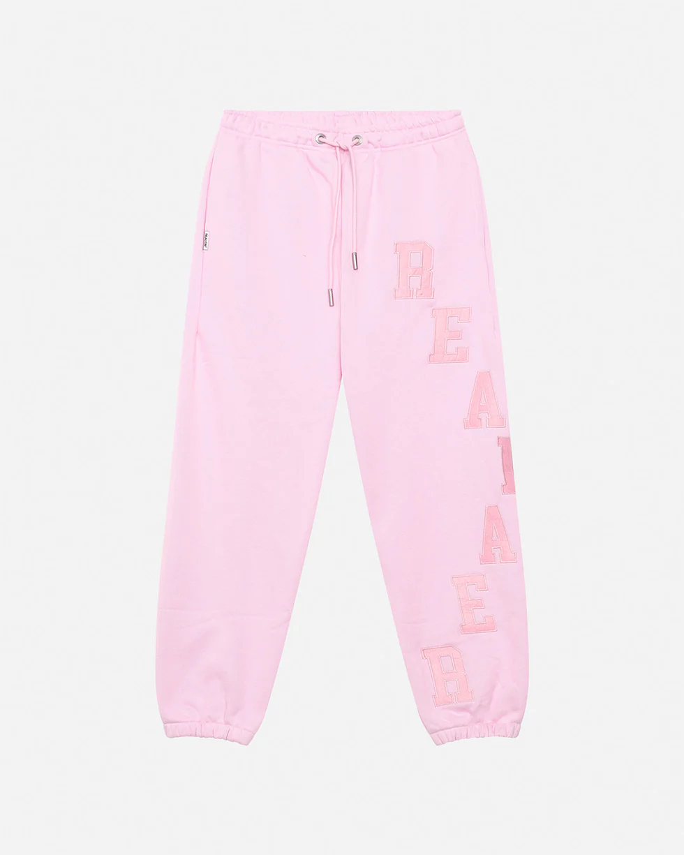 REALISM GRANDSTAND SWEATPANTS BABY PINK REALISM GRANDSTAND SWEATPANTS BABY PINK