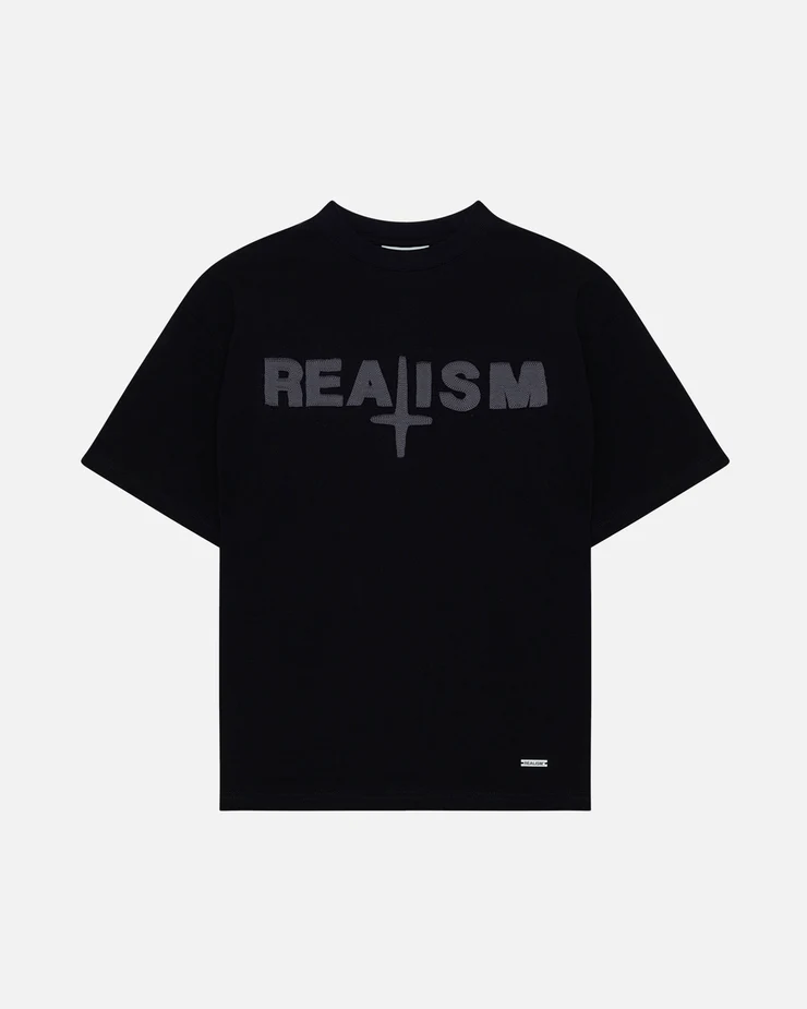 SSS REALISM VIVANT TEE BLACK SSS REALISM VIVANT TEE BLACK