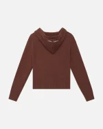 SSS REALISM VIVANT KNIT ZIP REDWOOD HOODIE