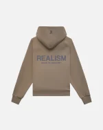 SSS REALISM HEAVEN LOGO REFLECTIVE CEMENT HOODIE