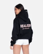 SSS REALISM COURT BOXY MIDNIGHT PEACH HOODIE