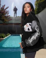 REALISM HOMECOMING VARSITY JACKET BLACK