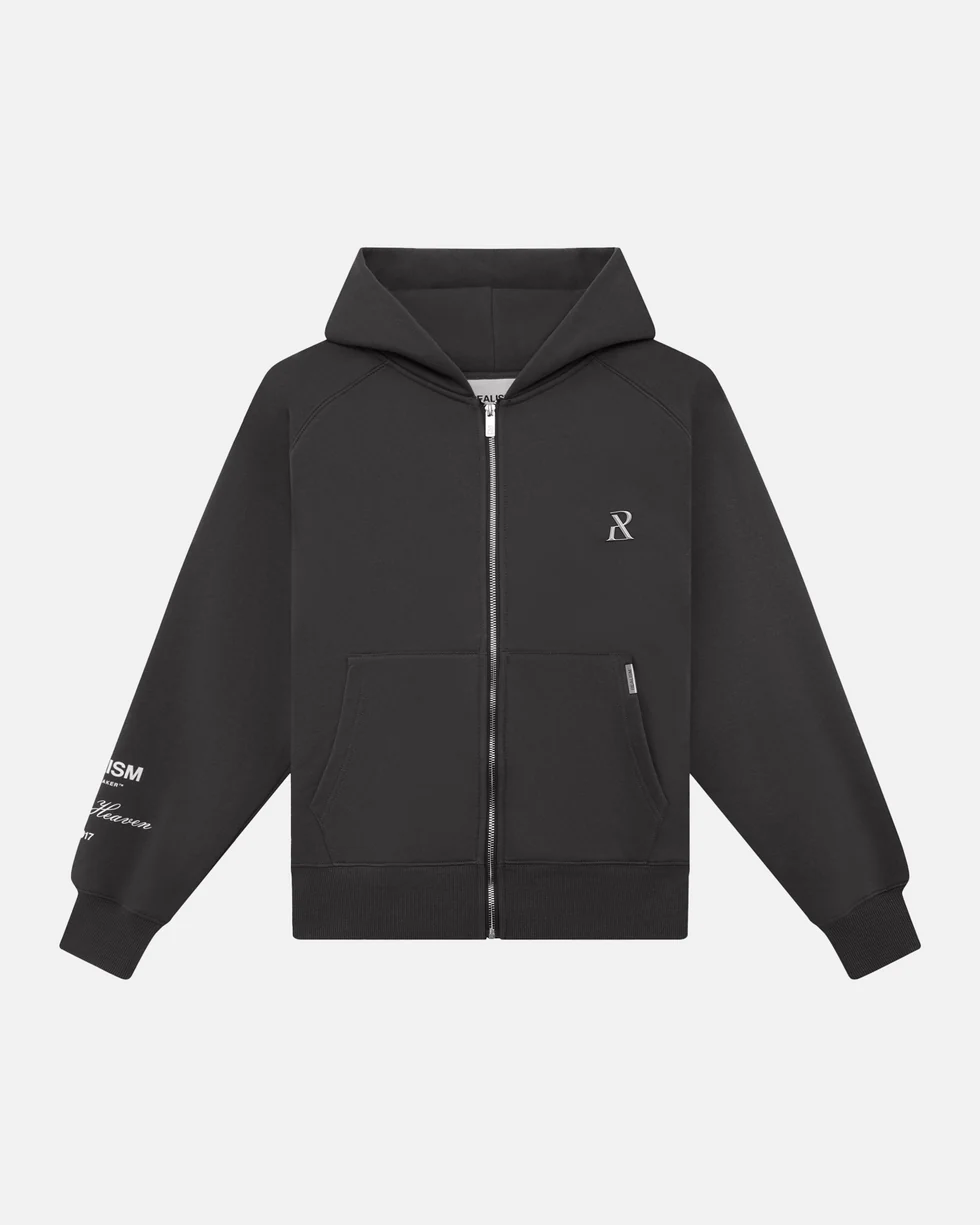 SSS REALISM RADIANT ZIP ASPHALT HOODIE SSS REALISM RADIANT ZIP ASPHALT HOODIE