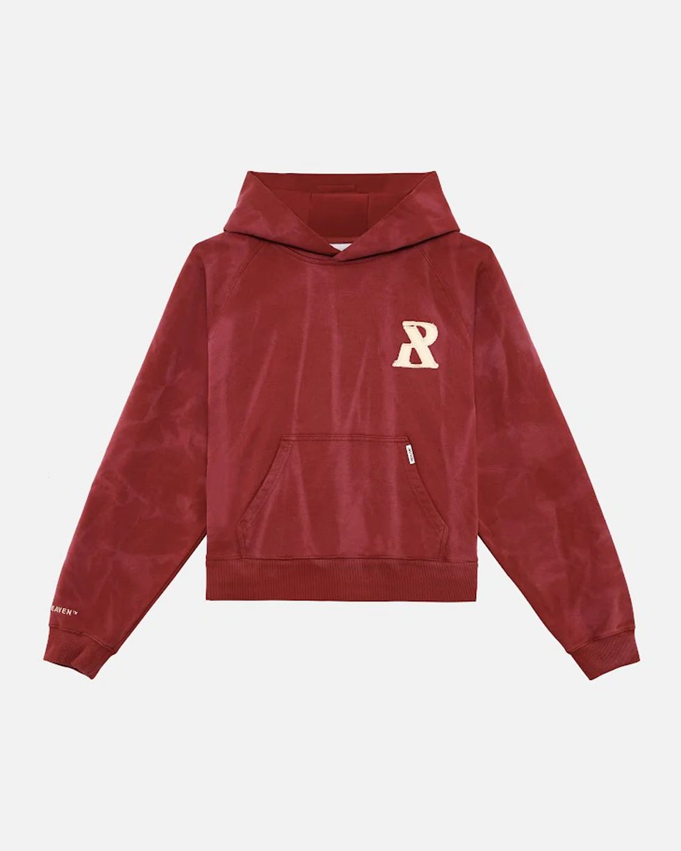 SSS REALISM LEGACY CARMINE HOODIE WASHED SSS REALISM LEGACY CARMINE HOODIE WASHED
