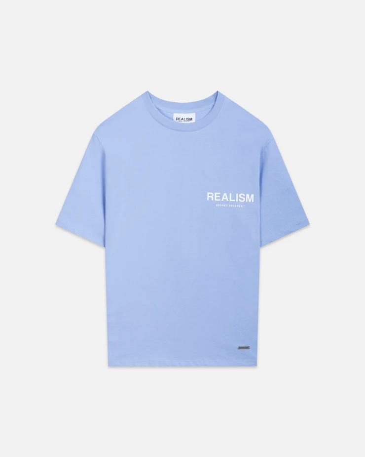 SSS REALISM BACK LOGO TEE SKY PURPLE SSS REALISM BACK LOGO TEE SKY PURPLE