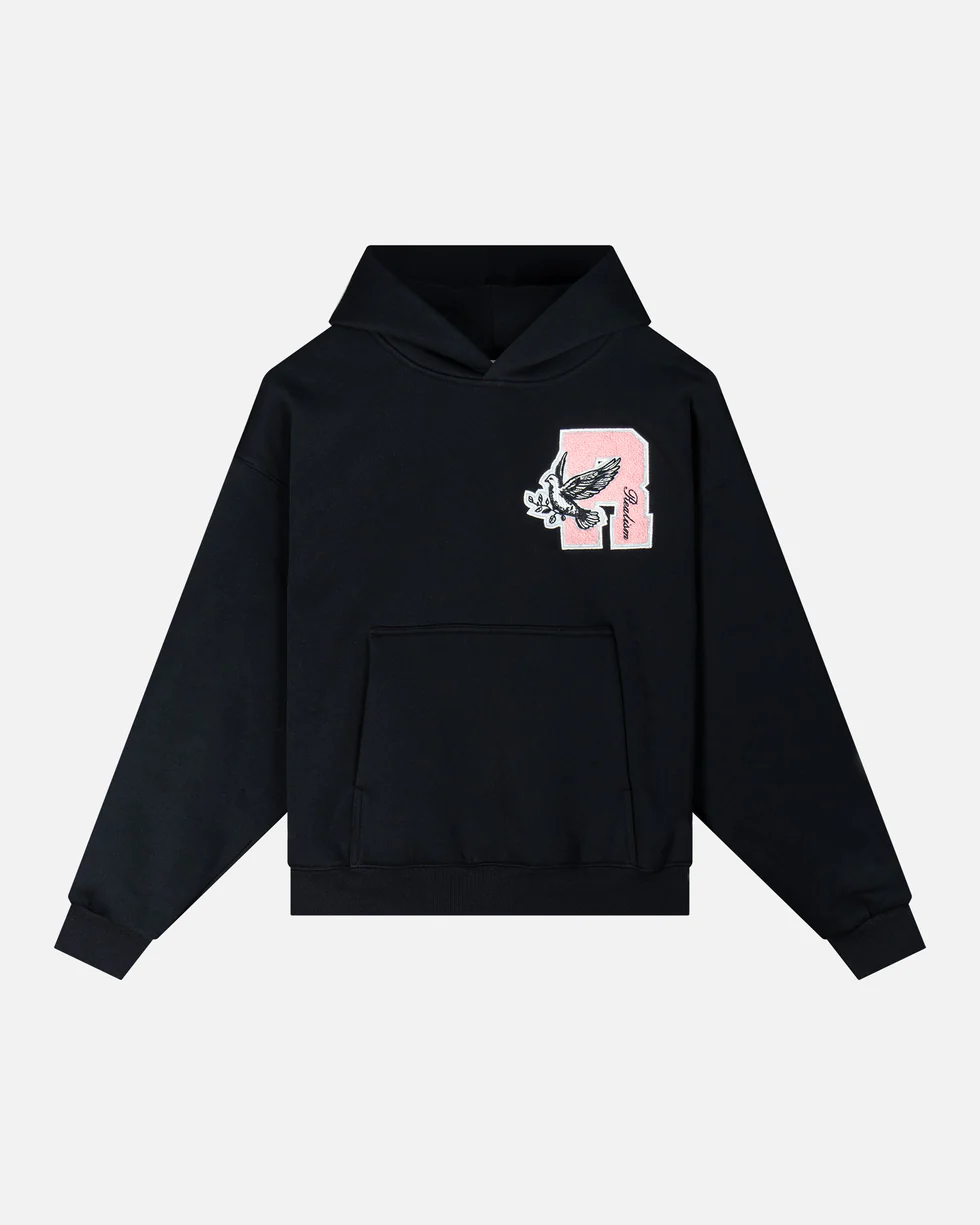 SSS REALISM COLLEGE TEAM HOODIE PEACH MIDNIGHT SSS REALISM COLLEGE TEAM HOODIE PEACH MIDNIGHT