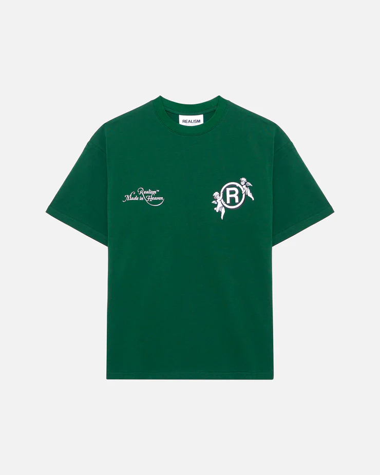 SSS REALISM MADE IN HEAVEN TEE PINE GREEN SSS REALISM MADE IN HEAVEN TEE PINE GREEN