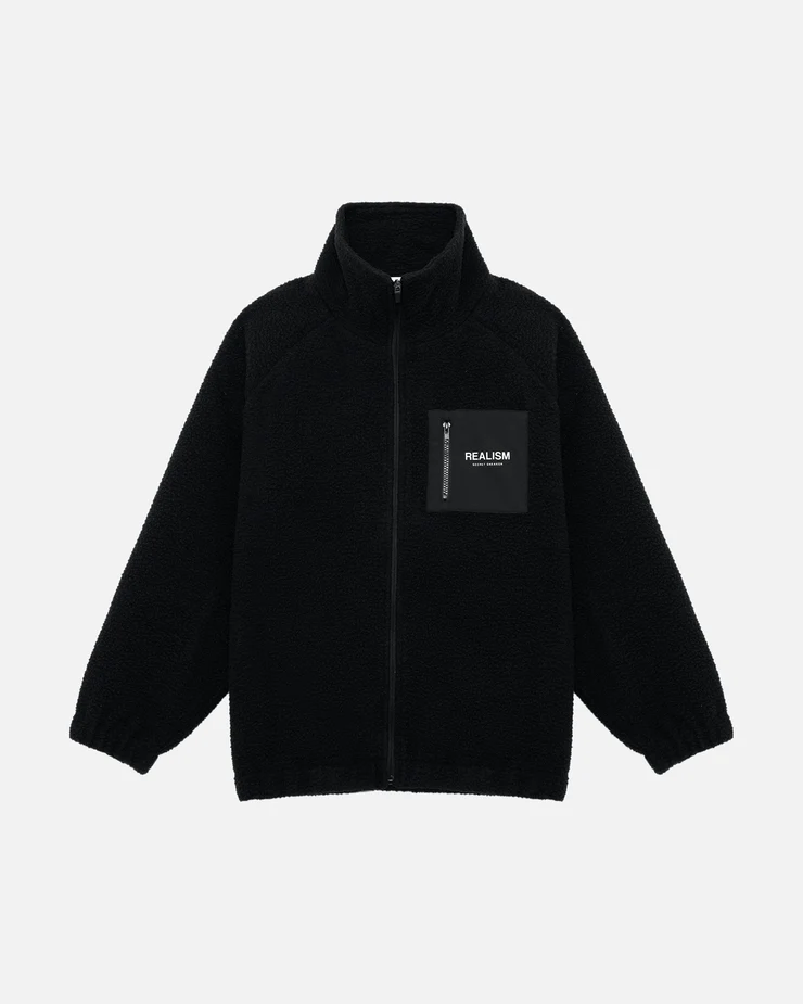 REALISM STRIDE SHERPA JACKET BLACK REALISM STRIDE SHERPA JACKET BLACK