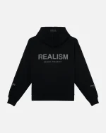 SSS REALISM COURT BOXY BLACK HOODIE