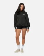 SSS REALISM HEAVEN LOGO ASPHALT HOODIE
