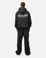 SSS REALISM HEAVEN LOGO ASPHALT HOODIE