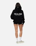 SSS REALISM HEAVEN LOGO BLACK HOODIE