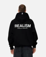 SSS REALISM HEAVEN LOGO BLACK HOODIE