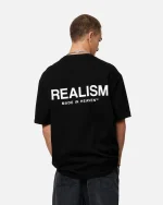 SSS REALISM HEAVEN LOGO TEE JET BLACK