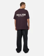 SSS REALISM HEAVEN LOGO TEE PLUM