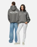 SSS REALISM HEAVEN LOGO COOL GREY HOODIE