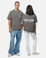 SSS REALISM HEAVEN LOGO TEE COOL GREY