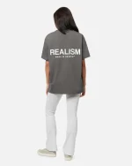 SSS REALISM HEAVEN LOGO TEE COOL GREY