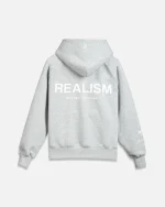 SSS REALISM RADIANT ZIP GREY MARLE HOODIE