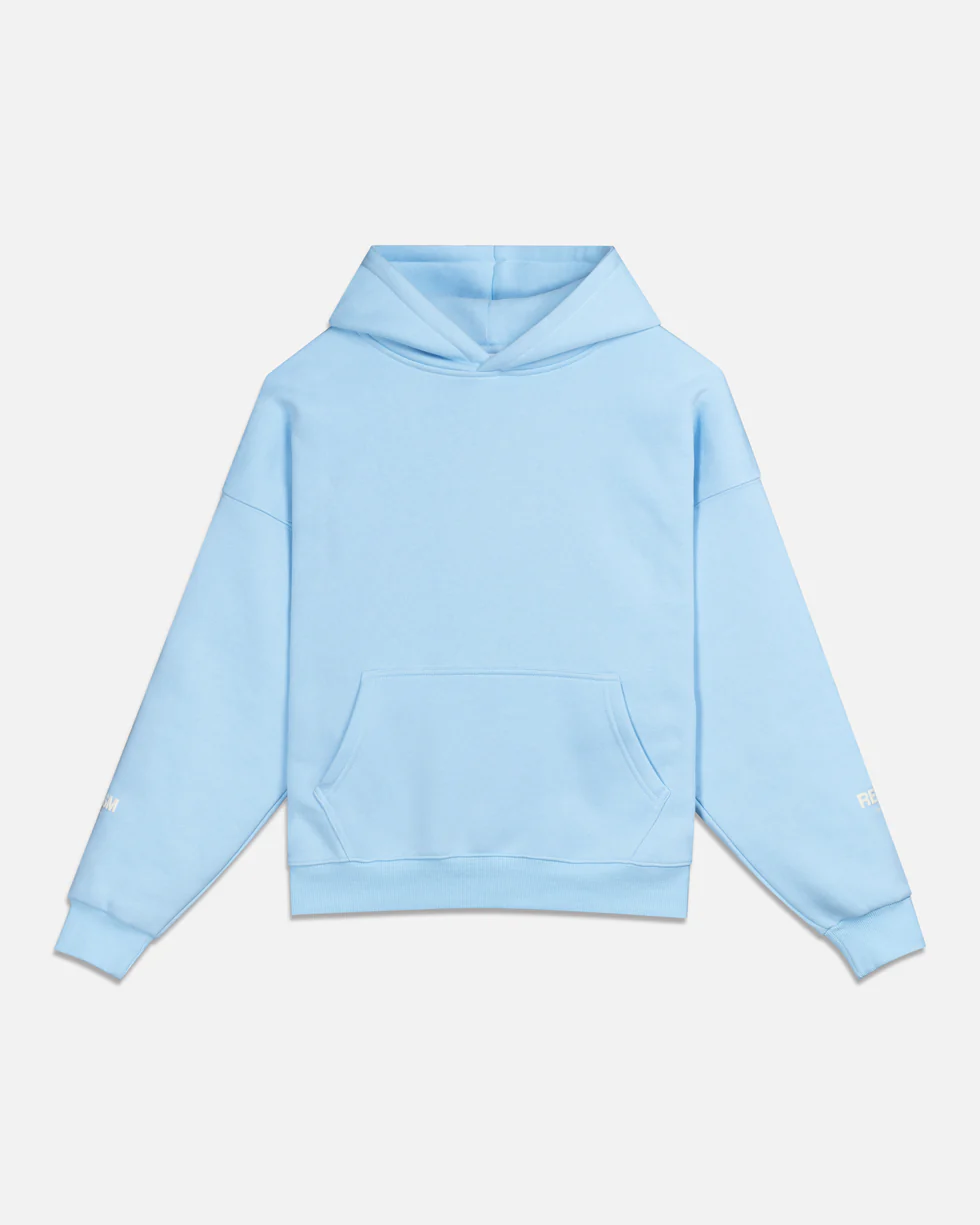 SSS REALISM COURT BOXY SKY BLUE HOODIE SSS REALISM COURT BOXY SKY BLUE HOODIE