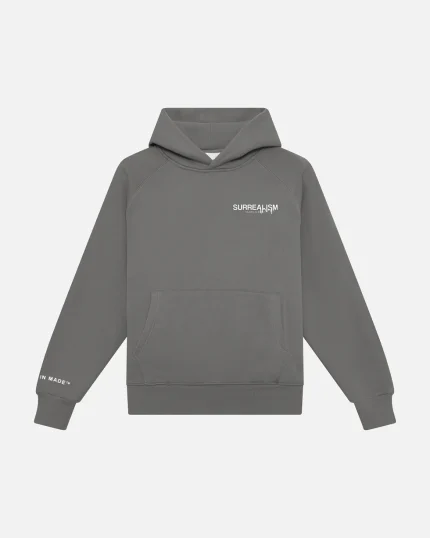SSS REALISM SURREAL LOGO COOL GREY HOODIE